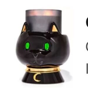 Bath and Body Works BBW Black Cat 3-Wick Candle Holder 2024 New Out of Stock